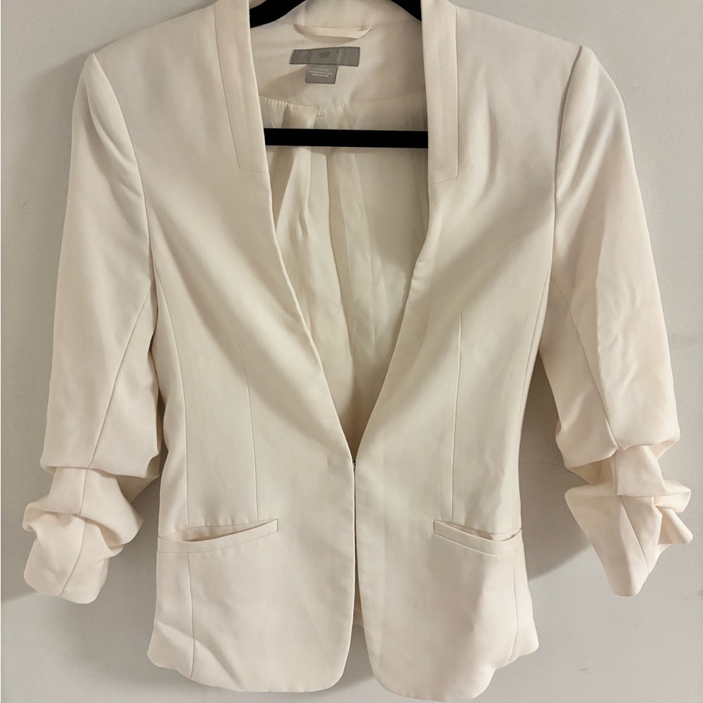 H&M Cream Women's Blazer